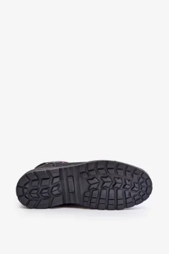 Boto Ocieplane Trapery Męskie McBraun Czarne Czarny