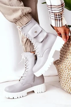 Botki Sznurowane|Botki Zimowe Damskie><noscript><img width=