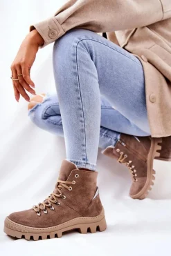 Botki Sznurowane|Botki Zimowe Damskie><noscript><img width=