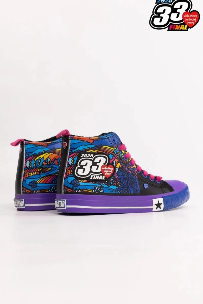 Sale Big Star Shoes Oficjalne trampki damskie BIG STAR x WOŚP RR274A650