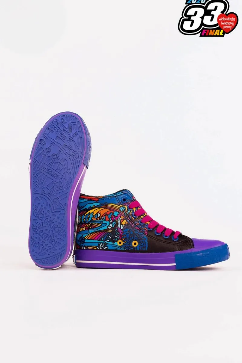 Sale Big Star Shoes Oficjalne trampki damskie BIG STAR x WOŚP RR274A650