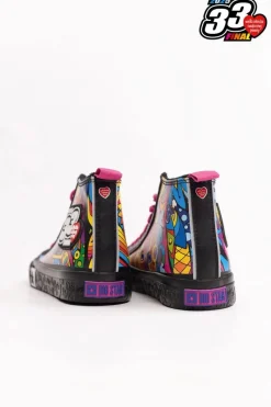 Hot Big Star Shoes Oficjalne Trampki Damskie BIG STAR x WOŚP RR274A653 Czarny