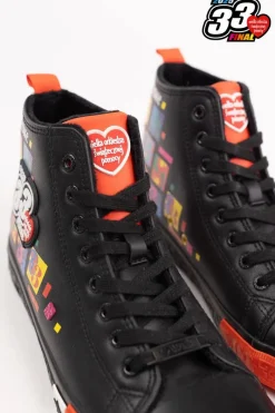 Outlet Oficjalne trampki męskie BIG STAR x WOŚP RR174651 Męskie Trampki Męskie Big Star|Trampki Wysokie