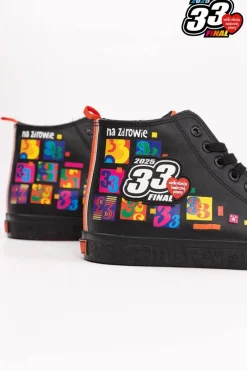 Outlet Oficjalne trampki męskie BIG STAR x WOŚP RR174651 Męskie Trampki Męskie Big Star|Trampki Wysokie