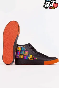 Outlet Oficjalne trampki męskie BIG STAR x WOŚP RR174651 Męskie Trampki Męskie Big Star|Trampki Wysokie