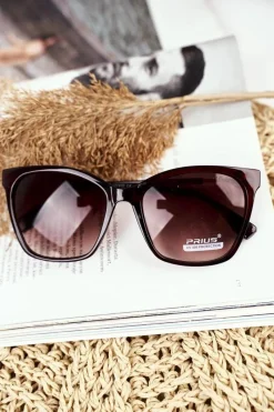 Okulary>PRIUS Okulary Brązowe Przeciwsłoneczne PR-V70/2 Brązowy Gradient