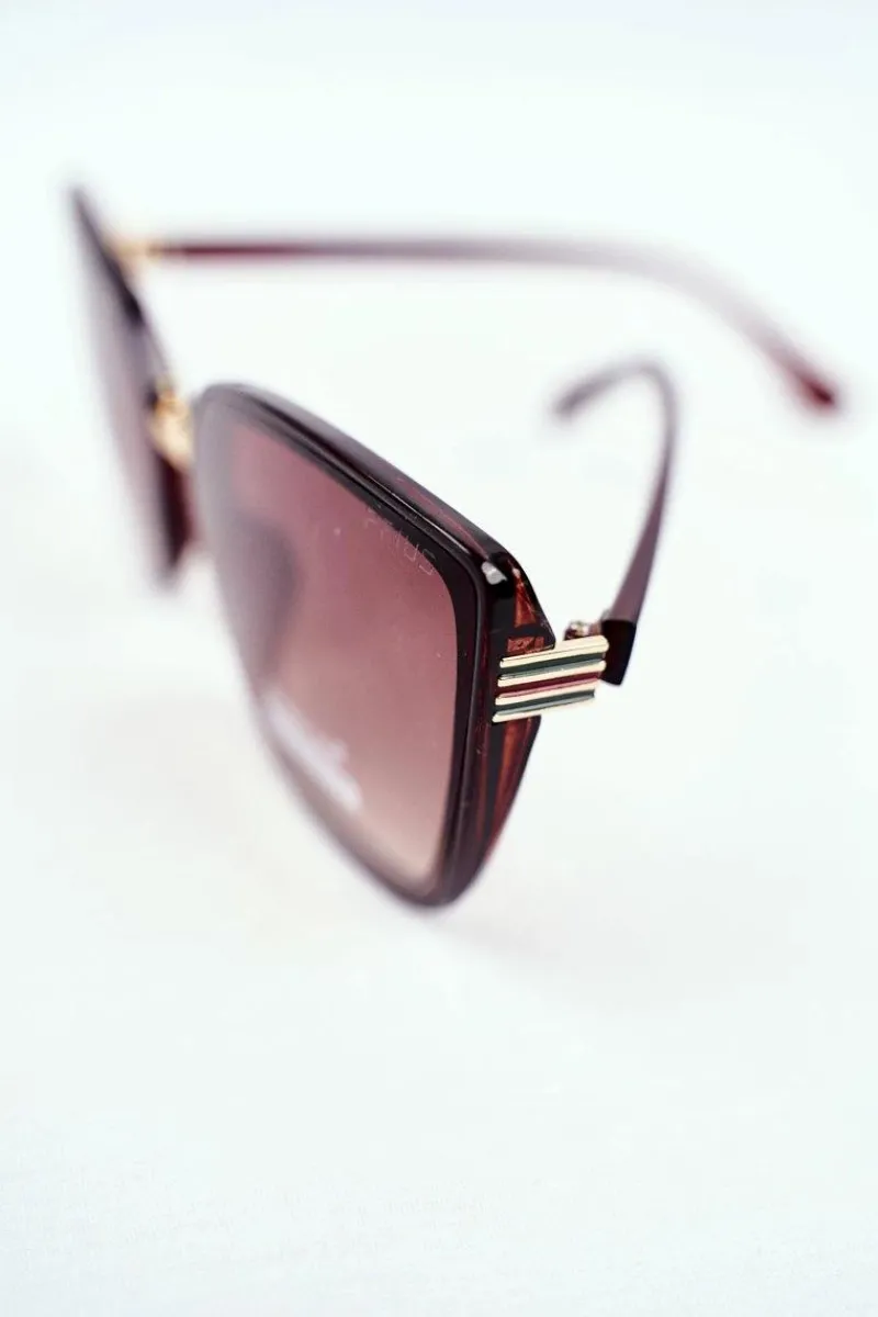 Discount PRIUS Okulary Brązowe Przeciwsłoneczne PR-V14 Brązowy Gradient