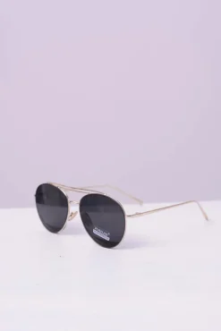 Okulary PRE-42 Złote Czarne Okulary