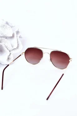 Best Okulary Przeciwsłoneczne Aviatory Z Polaryzacją Brązowe Okulary