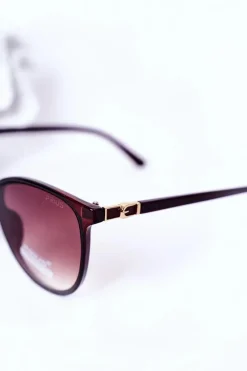 Online Okulary Przeciwsłoneczne Brązowe Ombre Okulary