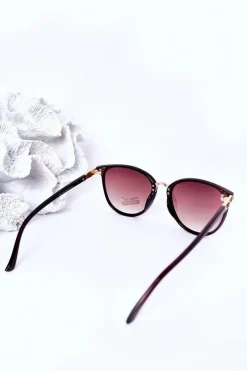 Online Okulary Przeciwsłoneczne Brązowe Ombre Okulary