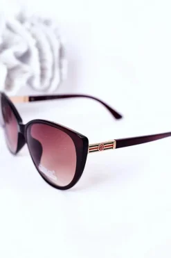 Okulary>PRIUS Okulary Przeciwsłoneczne Brązowe Ombre