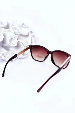 New Okulary Przeciwsłoneczne Brązowe Ombre Okulary
