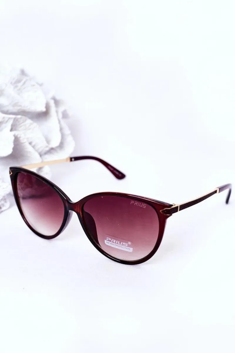Okulary>PRIUS Okulary Przeciwsłoneczne Brązowe Ombre