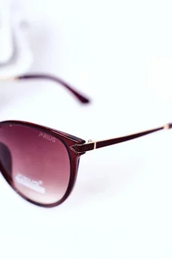 Okulary>PRIUS Okulary Przeciwsłoneczne Brązowe Ombre