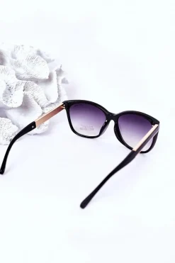 PRIUS Okulary Przeciwsłoneczne Czarne Z Szarym Ombre