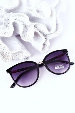 Okulary>PRIUS Okulary Przeciwsłoneczne Czarne Z Grafitowym Ombre