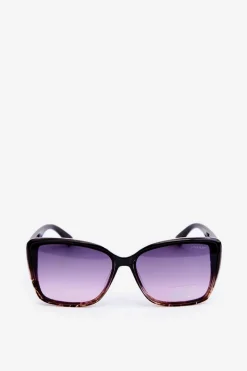 Okulary>Boto Okulary Przeciwsłoneczne Damskie UV400 Czarno-Różowe
