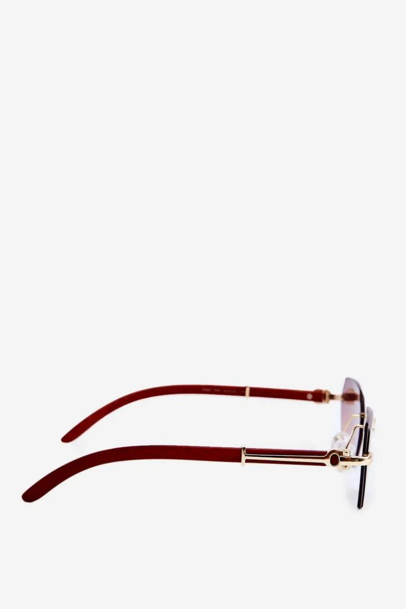 Okulary>PRIUS Okulary Przeciwsłoneczne Damskie UV400 Brązowe