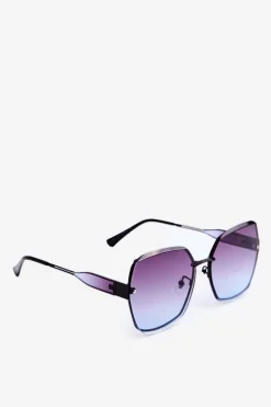 Hot Boto Okulary Przeciwsłoneczne Damskie Z Cieniowanymi Szkiełkami UV400 Niebieskie