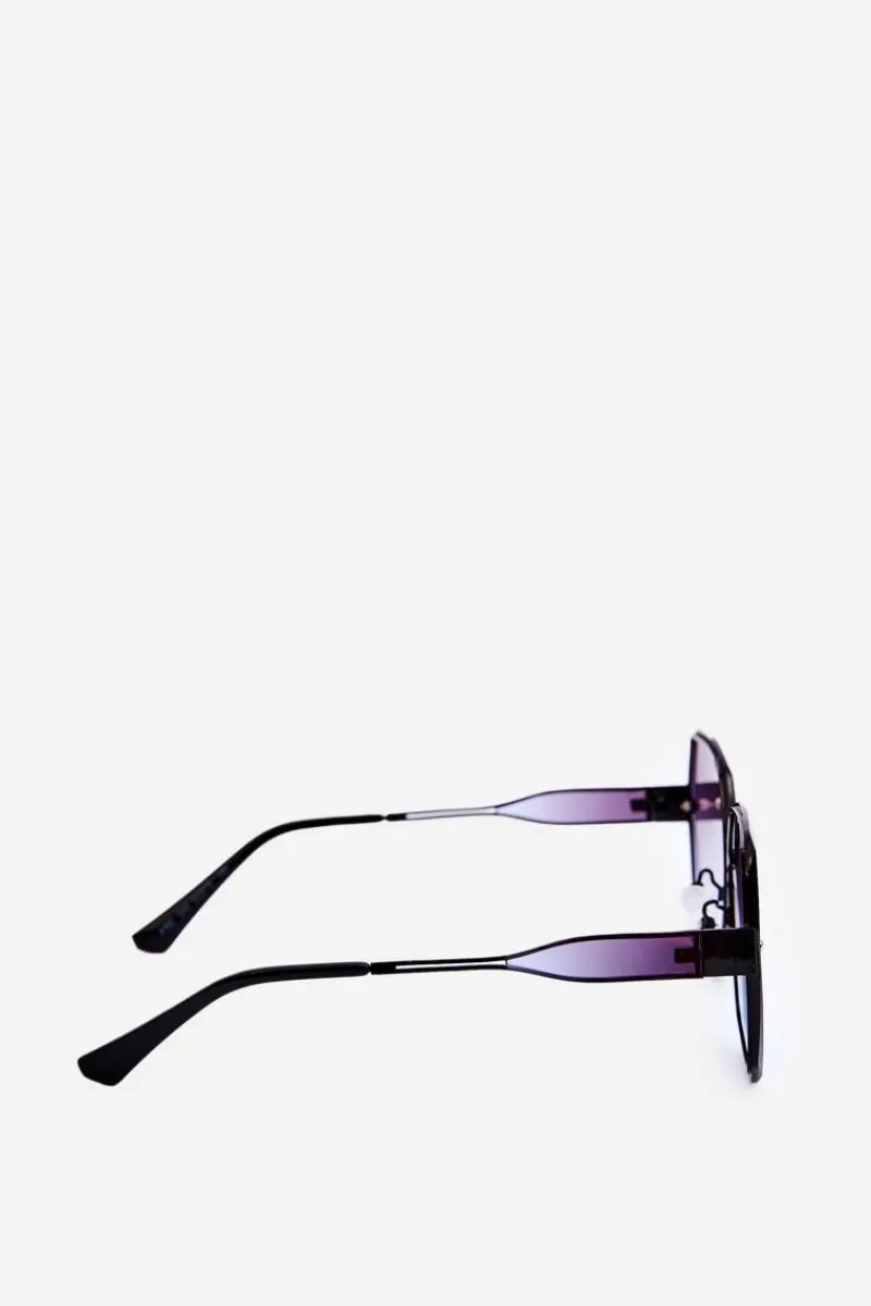 Hot Boto Okulary Przeciwsłoneczne Damskie Z Cieniowanymi Szkiełkami UV400 Niebieskie