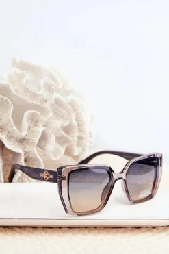 New PRIUS Okulary Przeciwsłoneczne Damskie UV400 Szare