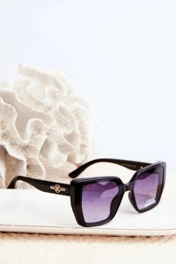 Sale PRIUS Okulary Przeciwsłoneczne Damskie UV400 Czarne Czarny