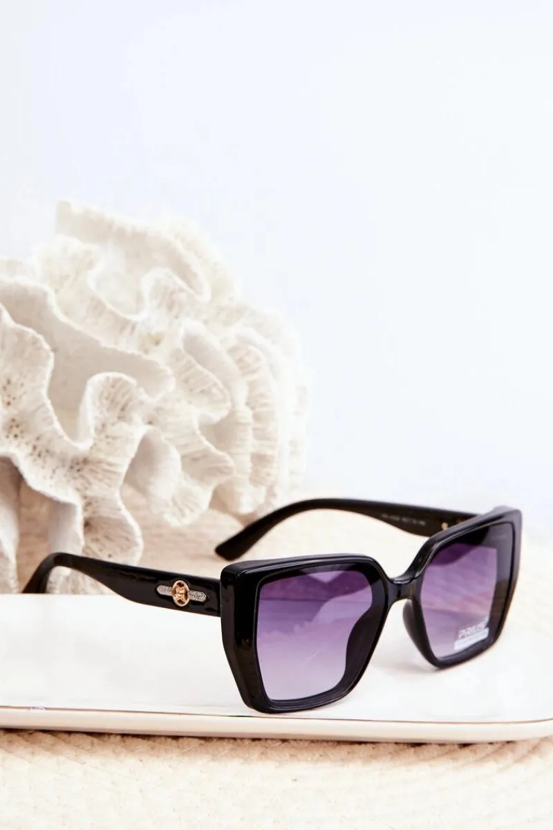 Sale PRIUS Okulary Przeciwsłoneczne Damskie UV400 Czarne Czarny