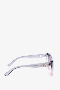 Best Okulary Przeciwsłoneczne Damskie UV400 Niebiesko-Różowe Okulary