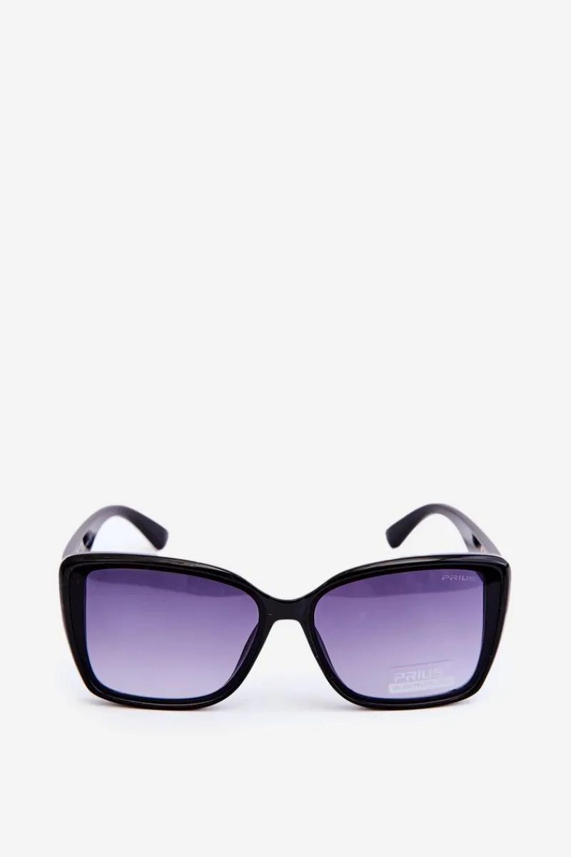 Okulary Przeciwsłoneczne Damskie UV400 Czarne Okulary