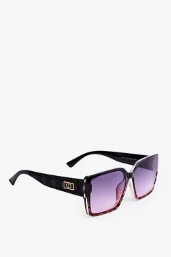 Online Boto Okulary Przeciwsłoneczne Damskie UV400 Czarno-Brązowe