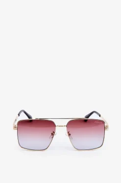 Online Boto Okulary Przeciwsłoneczne Damskie UV400 Złoto-Brązowe