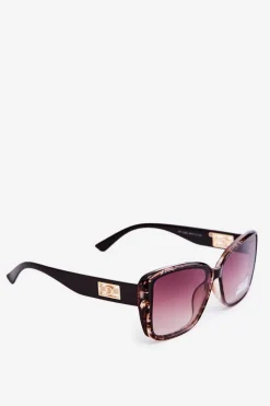Okulary Przeciwsłoneczne Damskie UV400 Brązowe Okulary