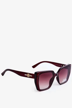 Best Okulary Przeciwsłoneczne Damskie UV400 Brązowe Okulary