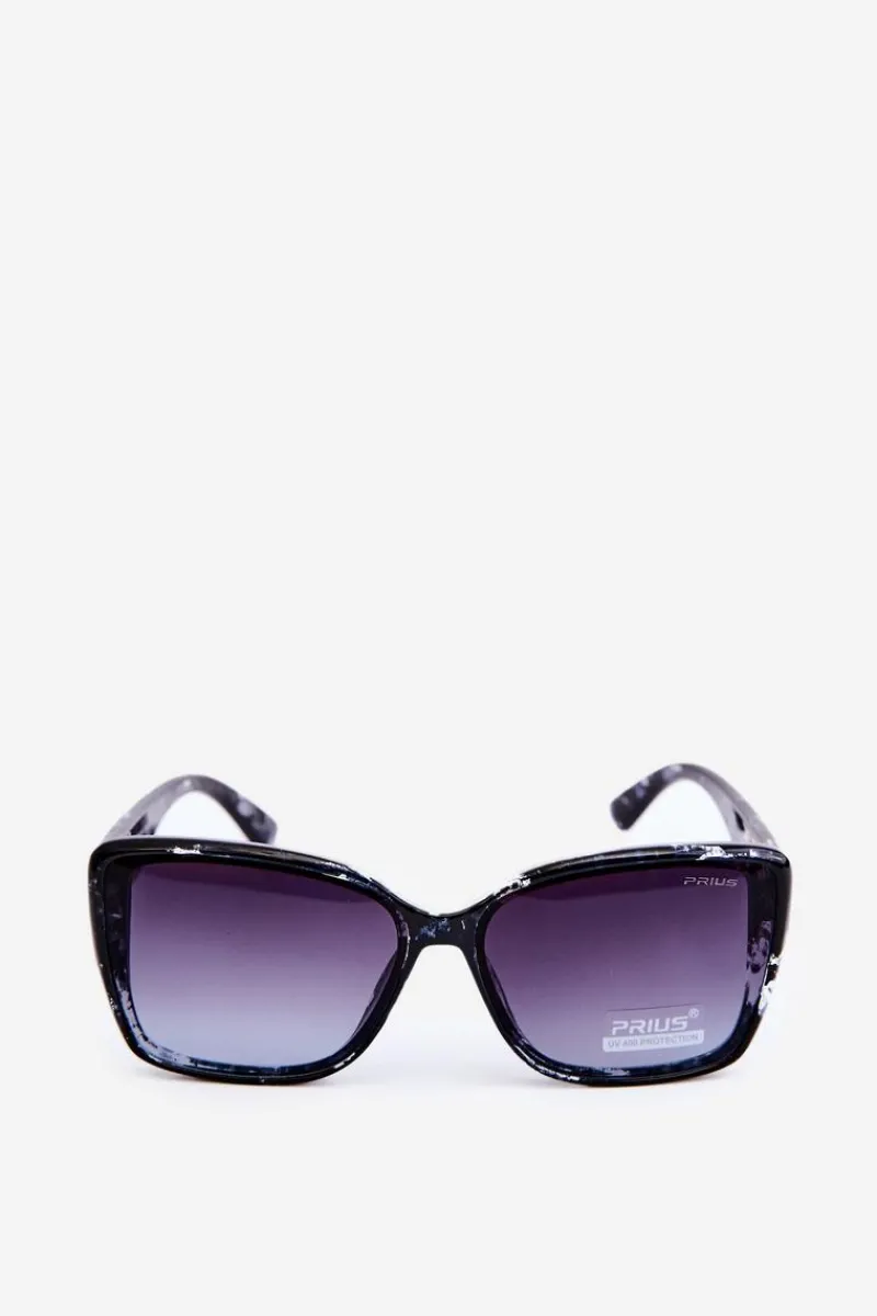 Outlet Okulary Przeciwsłoneczne Damskie UV400 Czarne Okulary