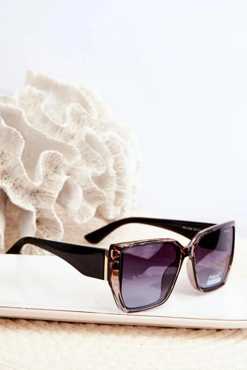 Okulary>Boto Okulary Przeciwsłoneczne Damskie Z Filtrem UV Brązowe