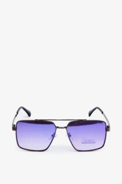 Okulary>Boto Okulary Przeciwsłoneczne Damskie UV400 Czarno-Fioletowe