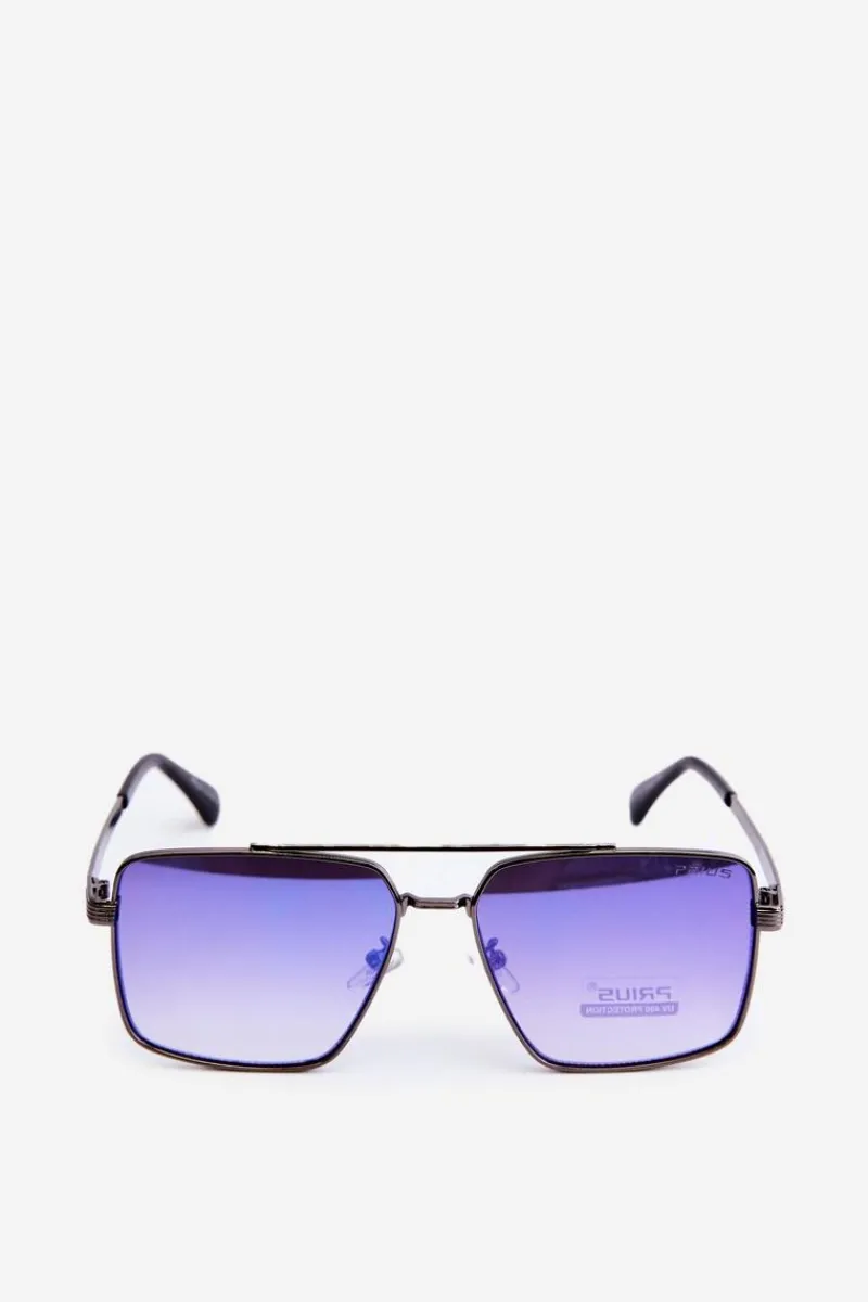 Okulary>Boto Okulary Przeciwsłoneczne Damskie UV400 Czarno-Fioletowe