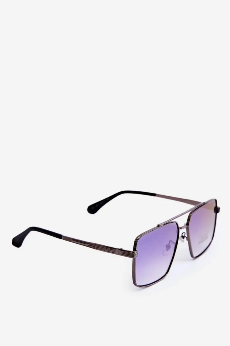 Okulary>Boto Okulary Przeciwsłoneczne Damskie UV400 Czarno-Fioletowe