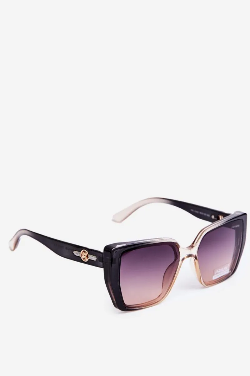 Okulary>PRIUS Okulary Przeciwsłoneczne Damskie UV400 Brązowe