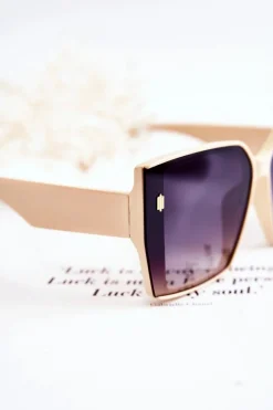 Sale Boto Okulary Przeciwsłoneczne Kwadratowe V110021 Beżowe