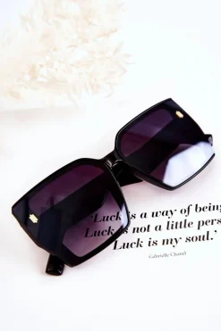 Okulary>Boto Okulary Przeciwsłoneczne Kwadratowe V110021 Czarne