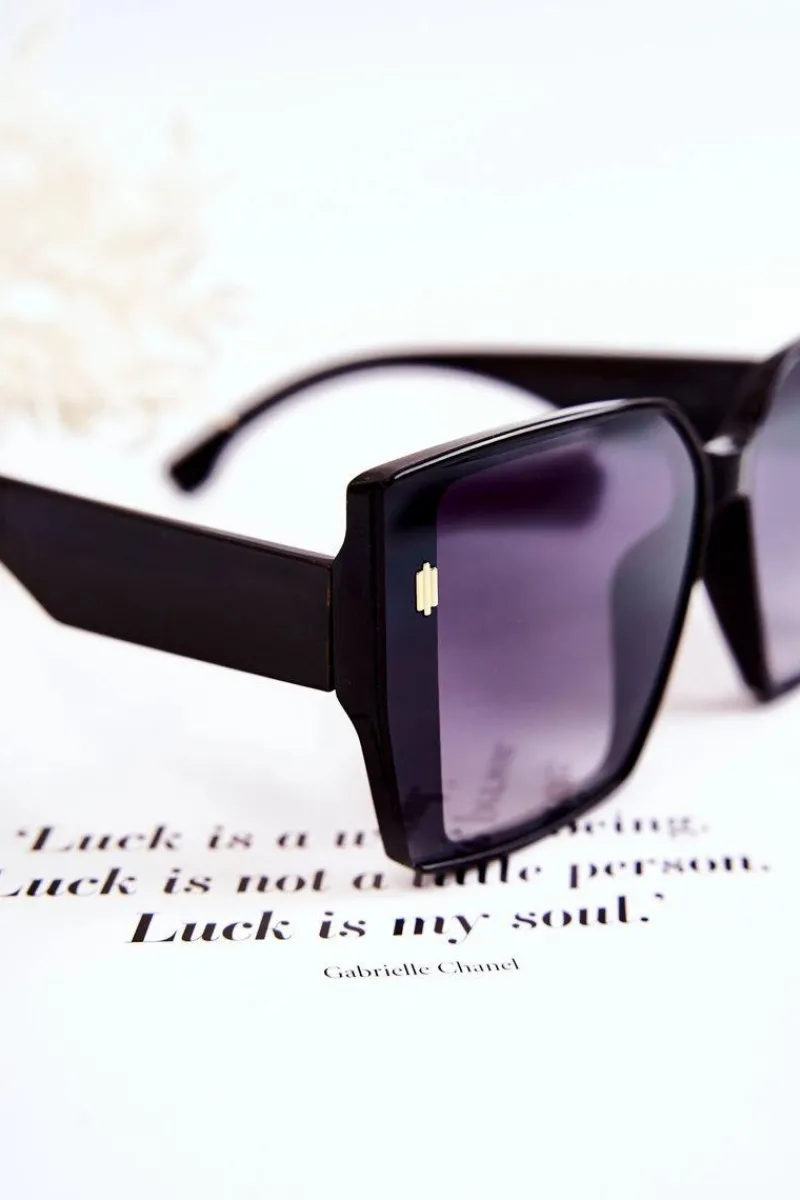 Okulary>Boto Okulary Przeciwsłoneczne Kwadratowe V110021 Czarne