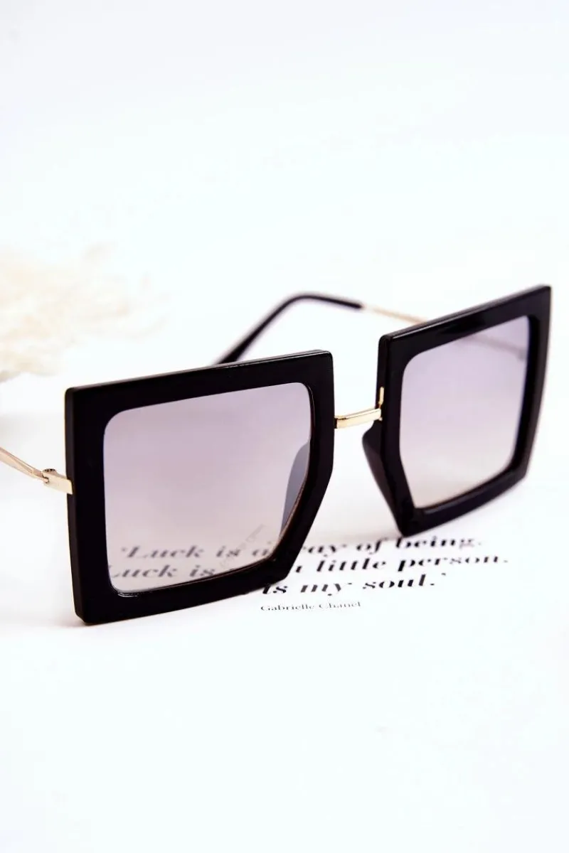 Okulary>Boto Okulary Przeciwsłoneczne Kwadratowe V160018 Czarne