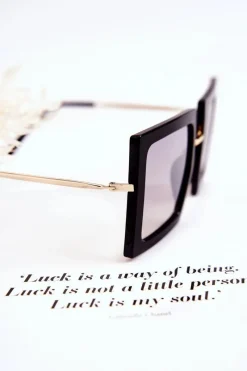 Okulary>Boto Okulary Przeciwsłoneczne Kwadratowe V160018 Czarne