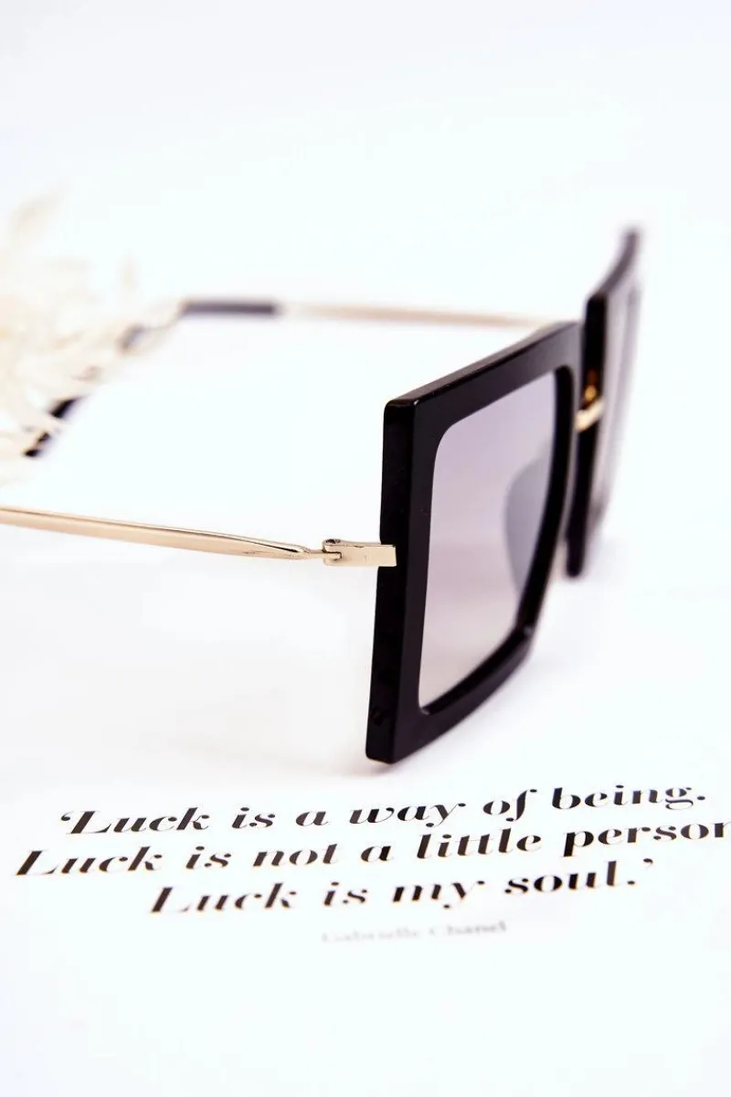 Okulary>Boto Okulary Przeciwsłoneczne Kwadratowe V160018 Czarne