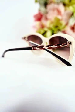 Okulary>PRIUS Okulary Przeciwsłoneczne PR-V32 Czarne Beż Gradient