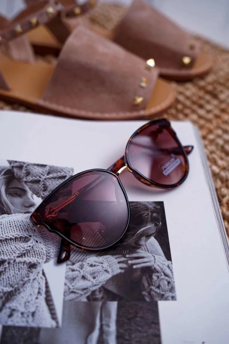 Outlet Okulary Przeciwsłoneczne PR-V06 Leopard Okulary