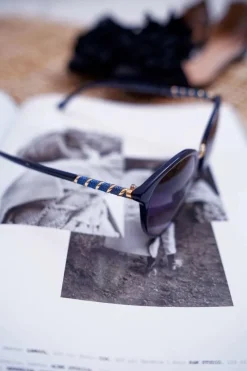 Hot Okulary Przeciwsłoneczne PR-V09 Granatowe Okulary