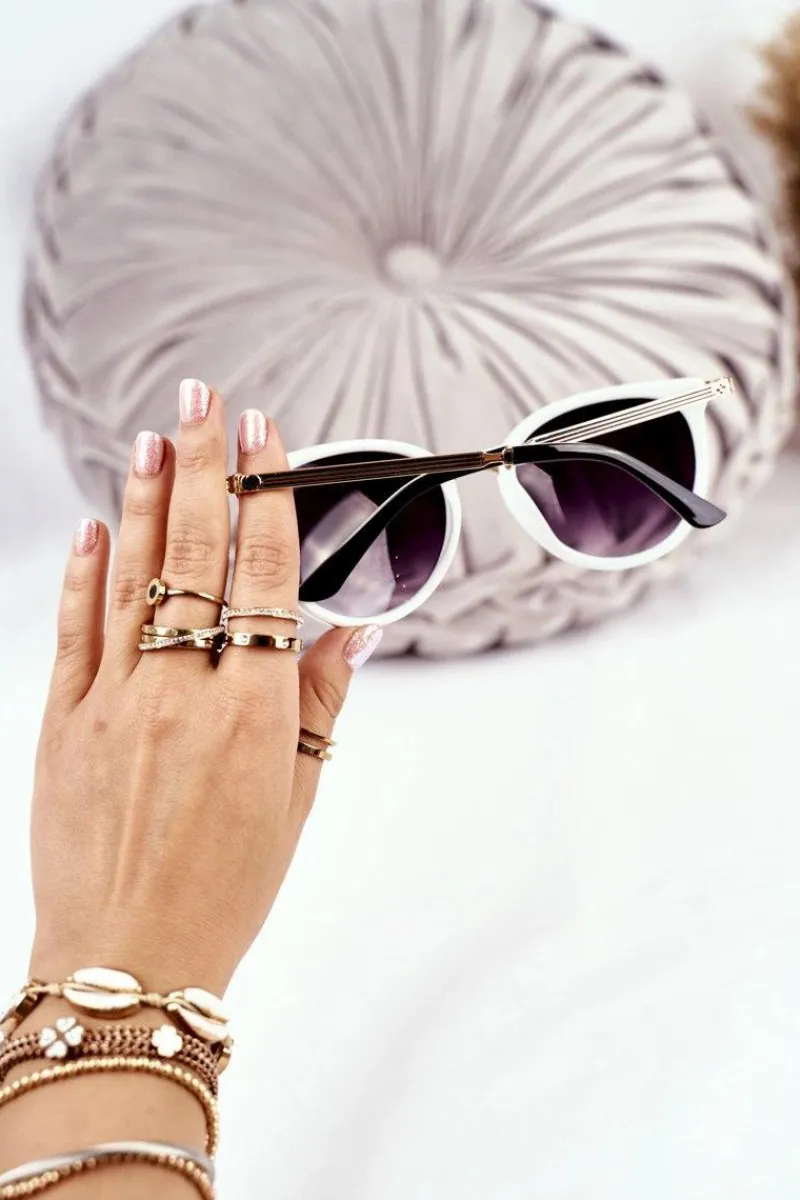 Okulary Przeciwsłoneczne PR-V70 Czarne Biały Gradient Okulary